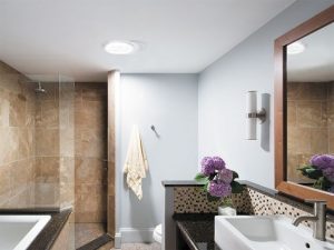 Solar tubes, Glass, and Mirrors Brighten Small Dark Bathrooms